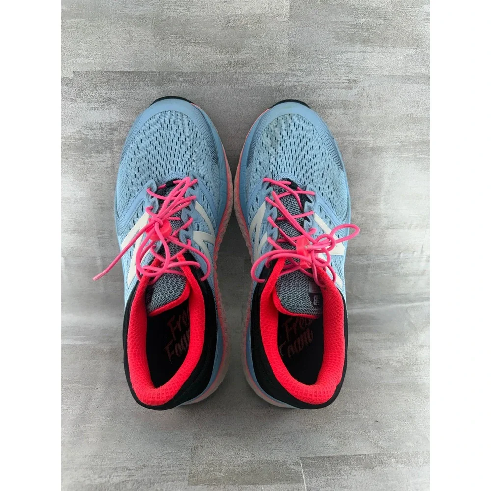 New Balance Fresh Foam 1080v8 Women Running Shoes Blue Pink W1080CS8 Size 9D